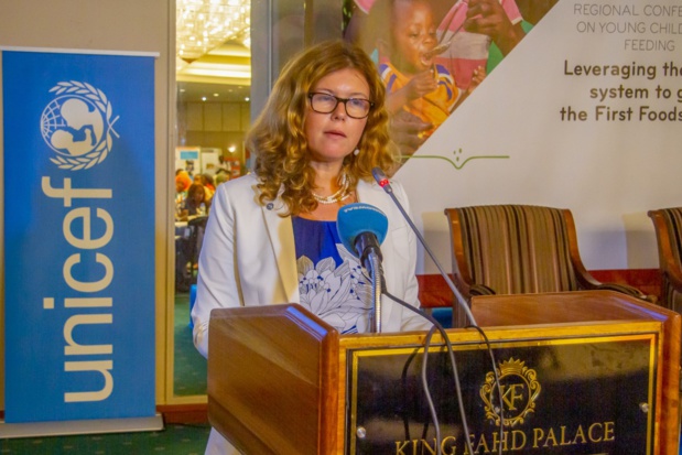 Silvia Danailov, représentante de l’Unicef au Sénégal Silvia Danailov, représentante de l’Unicef au Sénégal