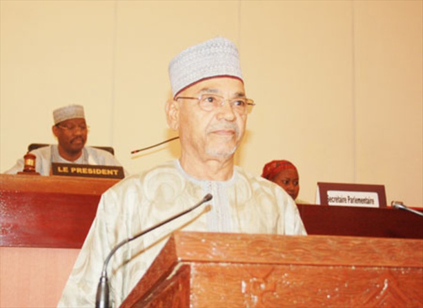 Gilles Baillet, ministre des Finances du Niger et  président en exercice du conseil de l'Umoa
