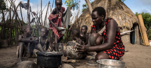 PAM/Gabriella Vivacqua Au Soudan du Sud, une femme qui a perdu son mari, est désormais seule pour subvenir aux besoins de sa famille.
