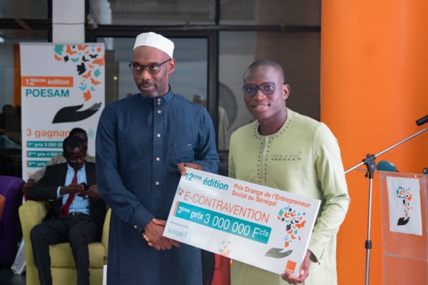 Prix Orange de l’entrepreneur social en Afrique et au Moyen-Orient : Doom Yaye, Sen’Diabete et E-Contravention primées au Sénégal Prix Orange de l’entrepreneur social en Afrique et au Moyen-Orient : Doom Yaye, Sen’Diabete et E-Contravention primées au Sénégal