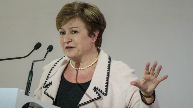 La Directrice générale du FMI, Kristalina Georgieva, annonce la mise en service du fonds fiduciaire pour la résilience et la durabilité, conçu pour aider les pays vulnérables à relever des défis sur le long terme La Directrice générale du FMI, Kristalina Georgieva, annonce la mise en service du fonds fiduciaire pour la résilience et la durabilité, conçu pour aider les pays vulnérables à relever des défis sur le long terme