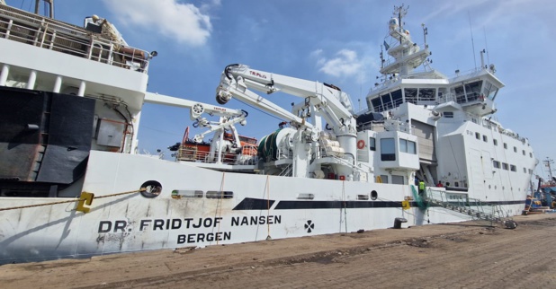 Recherche océanographique : Le programme Eaf-Nansen présente l’équipement du navire Dr Fridtjof Nansen