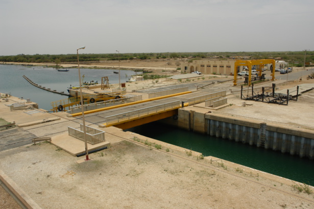 Barrage de Diama au Sénégal