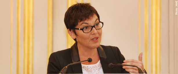 Annick Girardin, secrétaire d’Etat français au Développement et à la Francophonie. Annick Girardin, secrétaire d’Etat français au Développement et à la Francophonie.