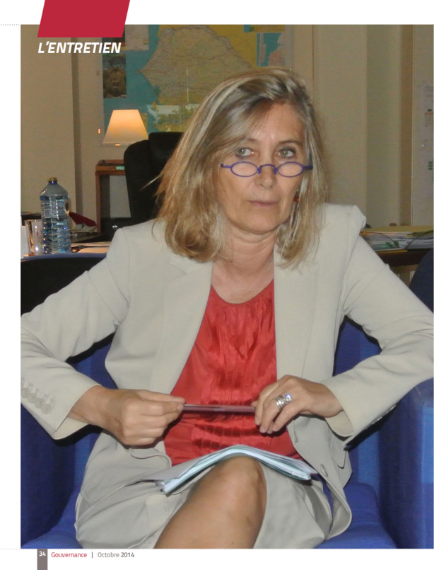 Mme Dominique Dellicour, Chef de la délégation de l'Union européenne (UE) au Sénégal