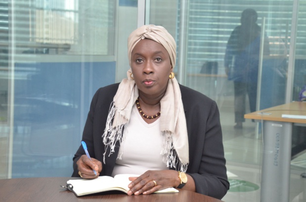 Assiétou Thiam Diakhaté, directrice du Département la banque commerciale de Ecobank Sénégal : « (…) nous ne nous arrêterons pas de (…) chercher et trouver des solutions qui permettent aux entreprises sénégalaises de grandir ». Assiétou Thiam Diakhaté, directrice du Département la banque commerciale de Ecobank Sénégal : « (…) nous ne nous arrêterons pas de (…) chercher et trouver des solutions qui permettent aux entreprises sénégalaises de grandir ».