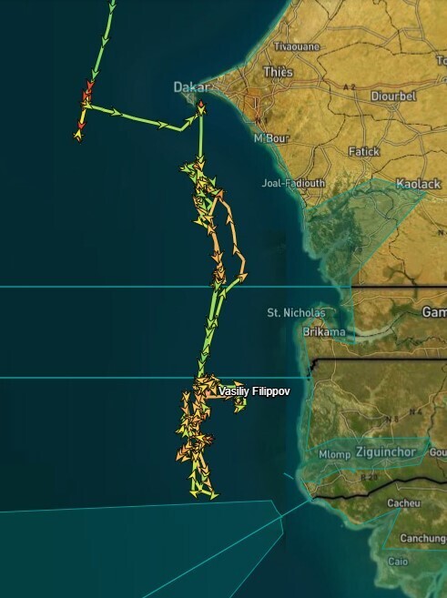 Eaux sénégalaises : Greenpeace Afrique alerte sur la présence suspecte d’un bateau russe