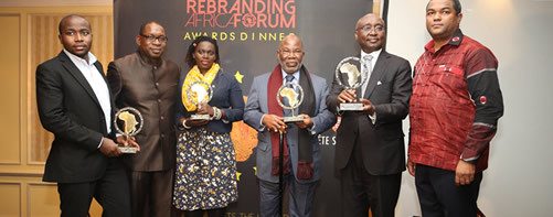 Les Lauréats du Rebranding Africa Forum à Bruxelles