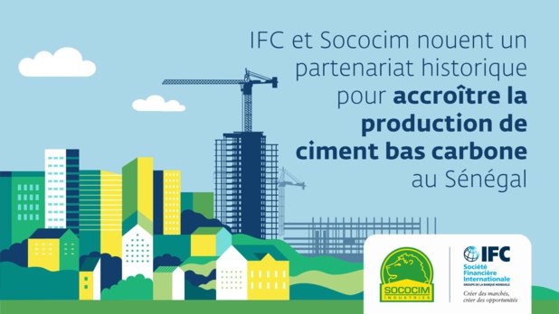 Production de ciment bas carbone au Sénégal : L’Ifc et Sococim Industries nouent un partenariat de 242 millions d’euros Production de ciment bas carbone au Sénégal : L’Ifc et Sococim Industries nouent un partenariat de 242 millions d’euros