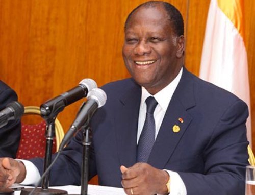 Alassane Dramane Ouattara, le président de la république de Côte d'Ivoire Alassane Dramane Ouattara, le président de la république de Côte d'Ivoire