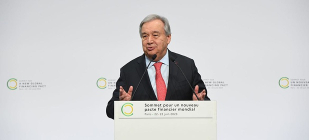 Guterres appelle à la réforme des institutions financières mondiales « dépassées, dysfonctionnelles, et injustes »