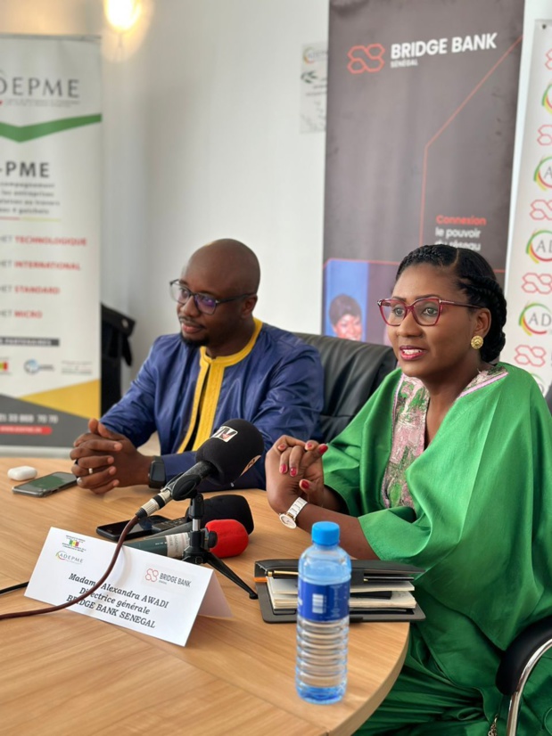 Accompagnement des Pme/Pmi sénégalaises : L’Adepme et Bridge Bank Sénégal nouent un partenariat Accompagnement des Pme/Pmi sénégalaises : L’Adepme et Bridge Bank Sénégal nouent un partenariat