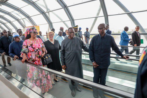 Train express régional : Macky Sall inaugure la gare de l’Aéroport international Blaise Diagne Train express régional : Macky Sall inaugure la gare de l’Aéroport international Blaise Diagne
