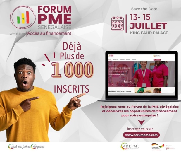Forum de la Pme sénégalaise : La 3ème édition prévue du 13 au 15 juillet 2023 Forum de la Pme sénégalaise : La 3ème édition prévue du 13 au 15 juillet 2023