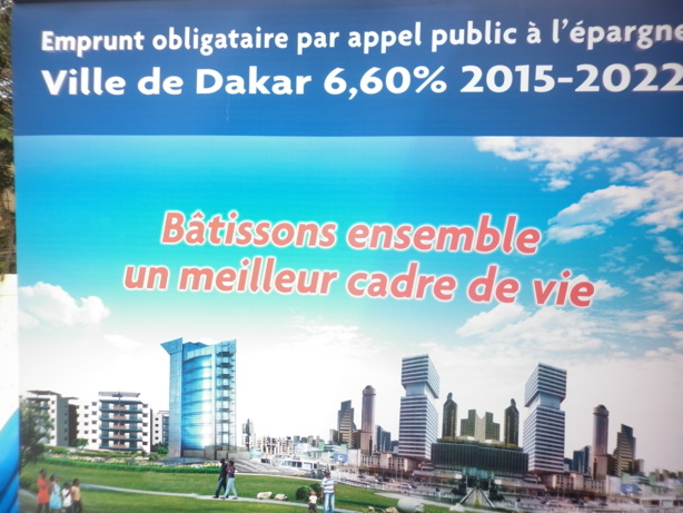 Emprunt obligataire ville de Dakar : Le Conseil régionale de l’épargne publique statue sur la question le 5 mars 2015 Emprunt obligataire ville de Dakar : Le Conseil régionale de l’épargne publique statue sur la question le 5 mars 2015