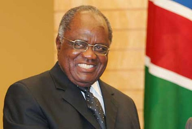 Le président  Hifikepunye Pohamba de la Namibie, lauréat du Prix Ibrahim 2014 pour un Leadership d’Excellence en Afrique
