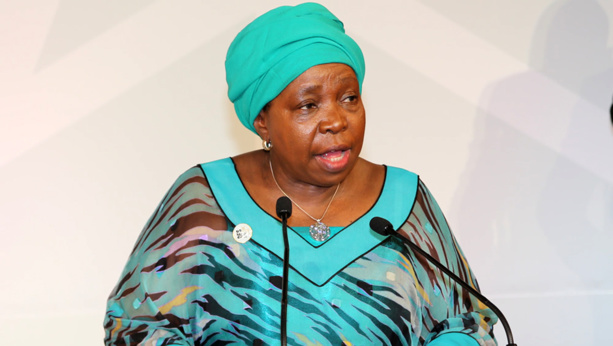 Nkosazana Dlamini Zuma ,présidente de l`UA Nkosazana Dlamini Zuma ,présidente de l`UA