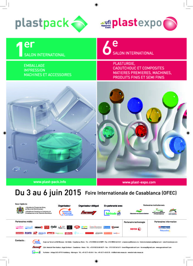 Plast expo: Le Maroc capitale de la plasturgie africaine Plast expo: Le Maroc capitale de la plasturgie africaine