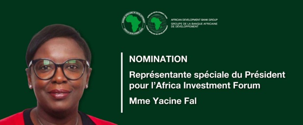 Africa investment Forum :  Mme Yacine Fal nommée représentante spéciale du président de la Bad