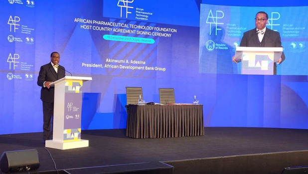 Fondation africaine pour la technologie pharmaceutique : Le président de la Bad salue la signature de l’accord de siège avec le Rwanda Fondation africaine pour la technologie pharmaceutique : Le président de la Bad salue la signature de l’accord de siège avec le Rwanda
