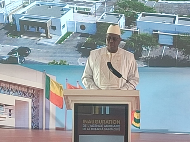 Inauguration de l’agence auxiliaire de la Bceao à Saint-Louis : Macky Sall magnifie une « réalisation majeure dans l’accompagnement des politiques publiques du Sénégal »