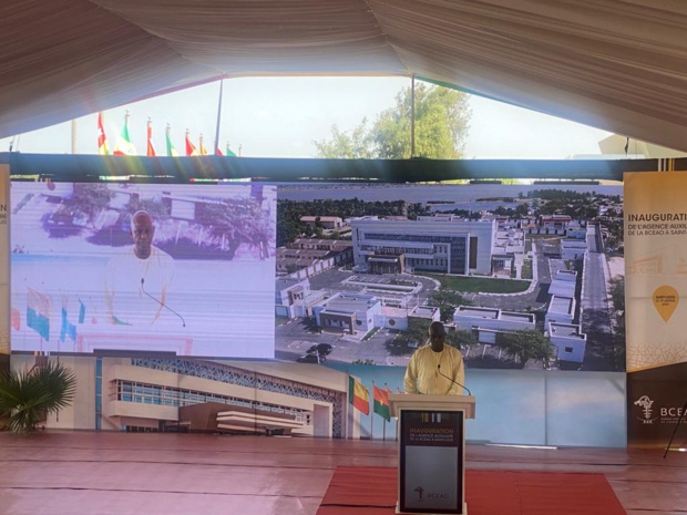 Inauguration de l’Agence auxillaire de la Bceao de Saint-Louis : Le Maire Mansour Faye salue les réalisations de Macky Sall dans la ville