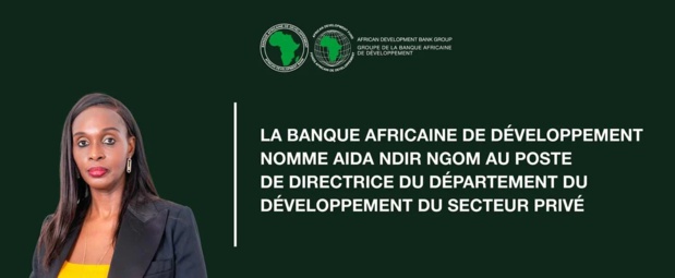 Banque africaine de développement : Aida Ndir Ngom nommée directrice du développement du secteur privé