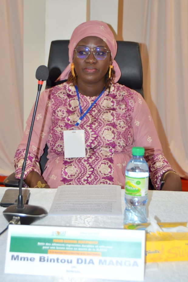 BINTOU DIA MANGA : « Une bonne mise en œuvre de notre politique d’industrialisation permettra tirer profit de la ZLECAF » BINTOU DIA MANGA : « Une bonne mise en œuvre de notre politique d’industrialisation permettra tirer profit de la ZLECAF »