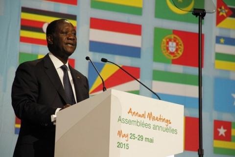 Alassane Ouattara, président de la république de Cote d`Ivoire Alassane Ouattara, président de la république de Cote d`Ivoire