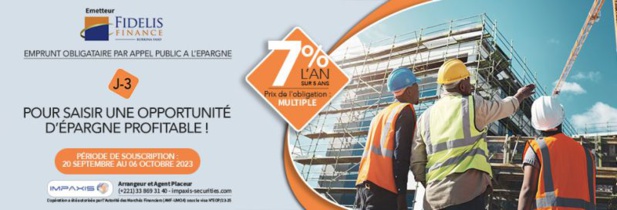 BRVM : La première cotation de l’emprunt obligataire Fidelis Finance Cap25 fixée au 11 mars 2024. BRVM : La première cotation de l’emprunt obligataire Fidelis Finance Cap25 fixée au 11 mars 2024.