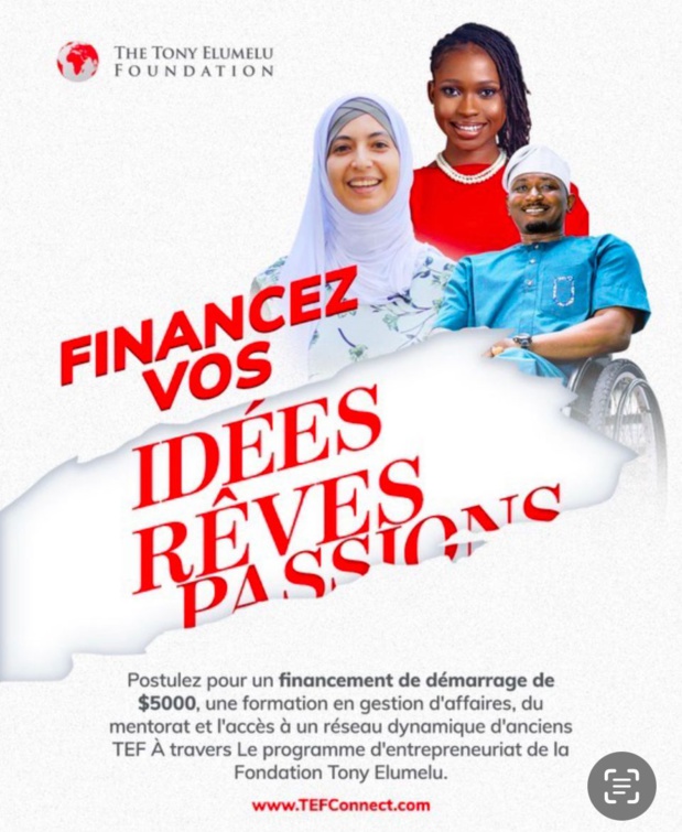 Programme d’entrepreneuriat : La Fondation Tony Elumelu lance sa dixième édition Programme d’entrepreneuriat : La Fondation Tony Elumelu lance sa dixième édition