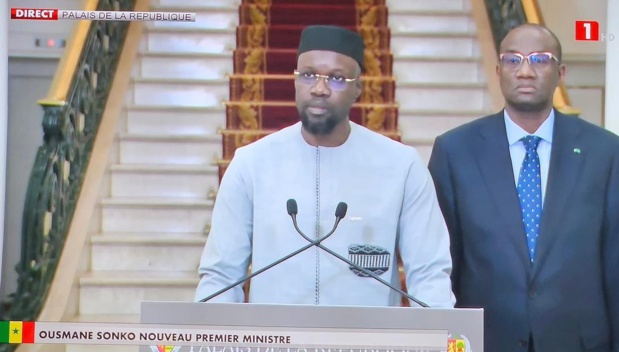 Nouveau gouvernement : Ousmane Sonko nommé Premier ministre