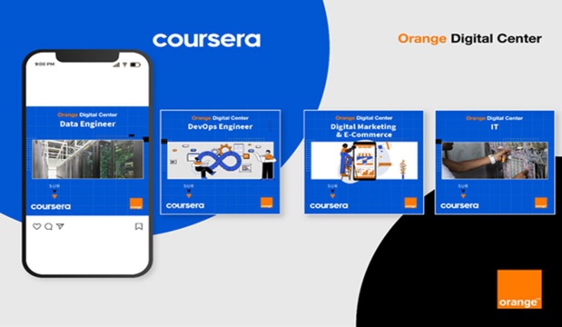 Formation aux nouveaux métiers du numérique : Orange Digital Center et Coursera s’associent Formation aux nouveaux métiers du numérique : Orange Digital Center et Coursera s’associent
