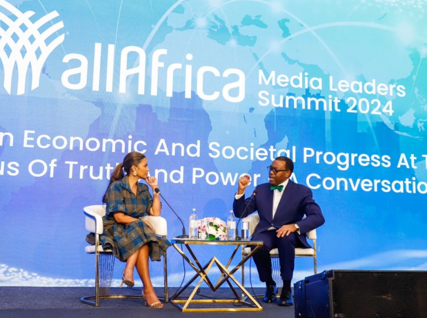 Sommet des dirigeants des médias d'Afrique :  Le président de la Bad félicite le fondateur de « All Africa Media », Amadou Mahtar Ba
