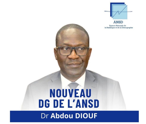 Agence nationale de la statistique et de la démographie : Dr Abdou Diouf, nouveau directeur général Agence nationale de la statistique et de la démographie : Dr Abdou Diouf, nouveau directeur général