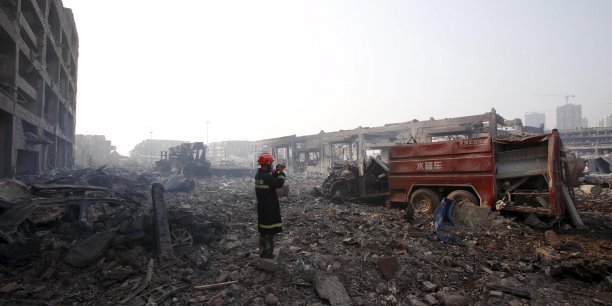 Tianjin : la catastrophe industrielle coûterait 1,5 milliard de dollars