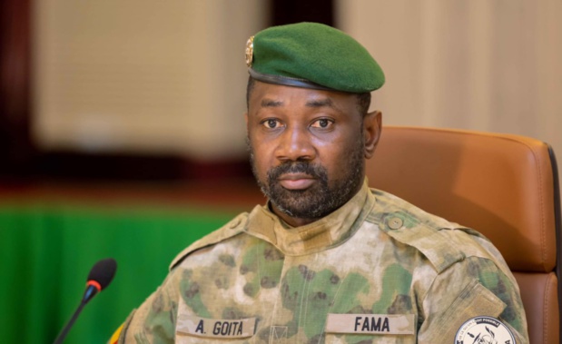Président de la transition au Mali, le Colonel Assimi Goïta Président de la transition au Mali, le Colonel Assimi Goïta