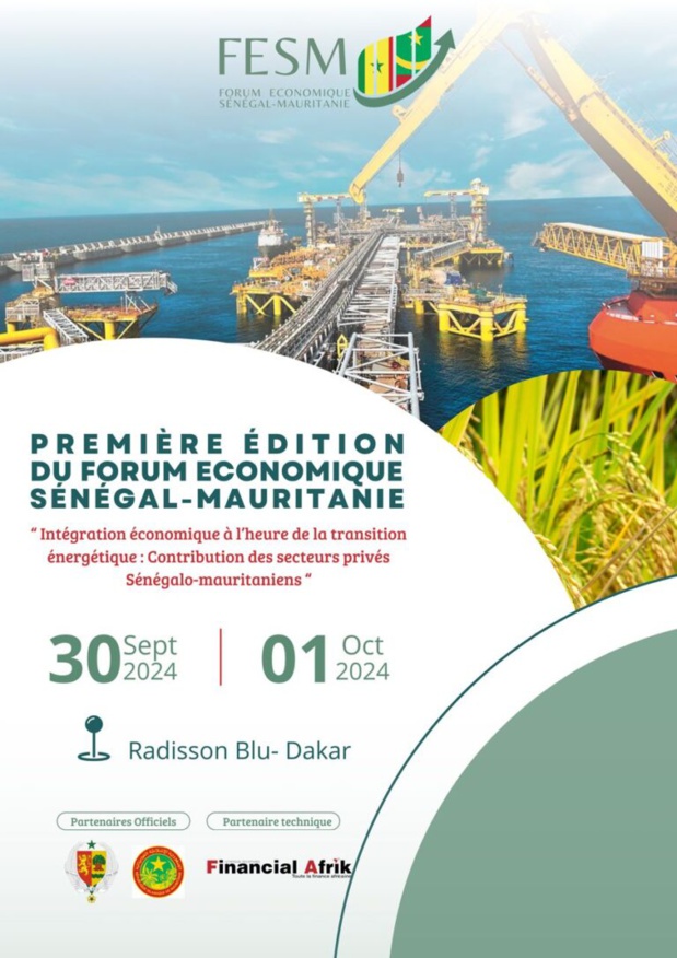 Sénégal-Mauritanie : La première édition du forum économique prévue du 30 septembre au 1er octobre prochain Sénégal-Mauritanie : La première édition du forum économique prévue du 30 septembre au 1er octobre prochain