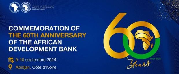 Banque africaine de développement : La célébration du 60e anniversaire prévue les 9 et 10 septembre prochain Banque africaine de développement : La célébration du 60e anniversaire prévue les 9 et 10 septembre prochain