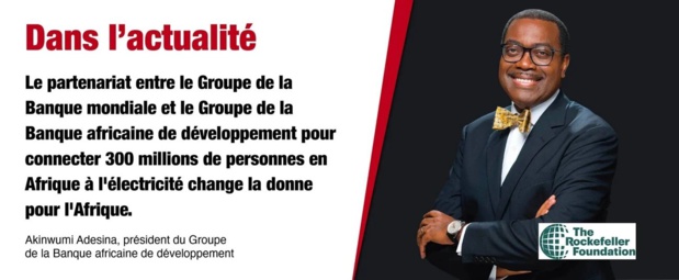 Mise en œuvre du projet « Mission 300 » : La GEAPP, la Fondation Rockefeller et SEforALL soutiennent la Bm et la Bad Mise en œuvre du projet « Mission 300 » : La GEAPP, la Fondation Rockefeller et SEforALL soutiennent la Bm et la Bad
