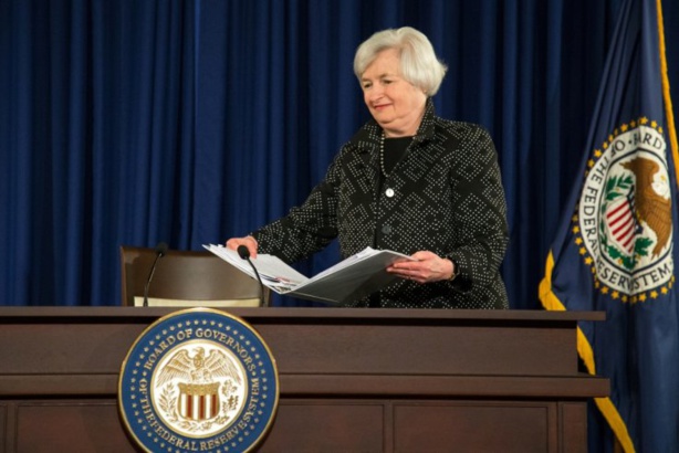 Janet Yellen,  Présidente de la Fed.