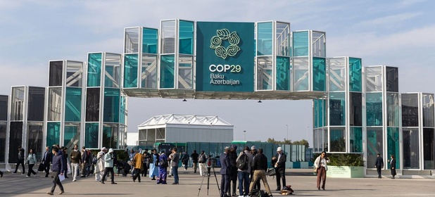 UNFCCC/Kiara Worth Les activités de la COP29 se déroulent au stade de Bakou, un complexe événementiel situé au cœur de la capitale azerbaïdjanaise. UNFCCC/Kiara Worth Les activités de la COP29 se déroulent au stade de Bakou, un complexe événementiel situé au cœur de la capitale azerbaïdjanaise.