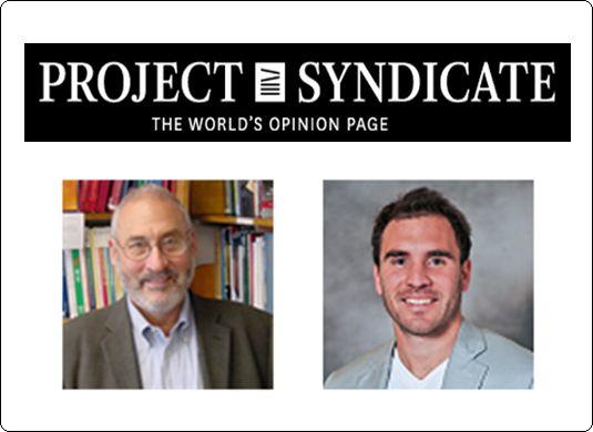 De gauche à droite : Joseph Stiglitz et Martin Guzman