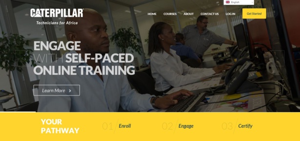 Formation Technique : Caterpillar lance un site web gratuit pour les techniciens en Afrique