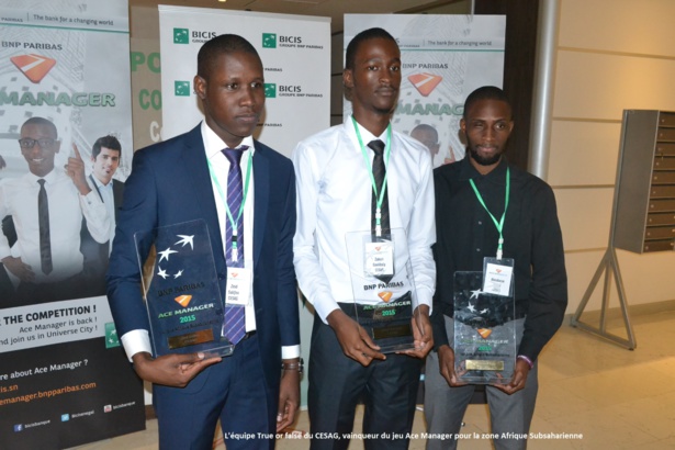 Business School : L’équipe True or False vainqueur de la finale Ace Manager 2015 pour la zone Afrique Subsaharienne Business School : L’équipe True or False vainqueur de la finale Ace Manager 2015 pour la zone Afrique Subsaharienne