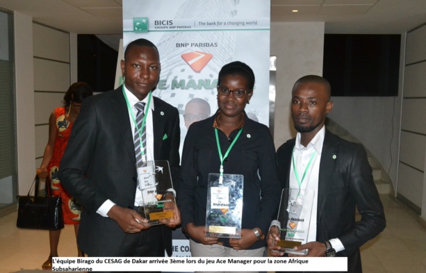 Business School : L’équipe True or False vainqueur de la finale Ace Manager 2015 pour la zone Afrique Subsaharienne Business School : L’équipe True or False vainqueur de la finale Ace Manager 2015 pour la zone Afrique Subsaharienne