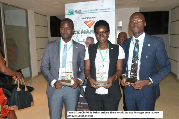 Business School : L’équipe True or False vainqueur de la finale Ace Manager 2015 pour la zone Afrique Subsaharienne Business School : L’équipe True or False vainqueur de la finale Ace Manager 2015 pour la zone Afrique Subsaharienne