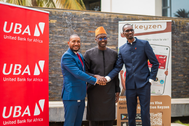 Paiement digital : Uba Sénégal et Keyzen lancent une carte Visa virtuelle Paiement digital : Uba Sénégal et Keyzen lancent une carte Visa virtuelle