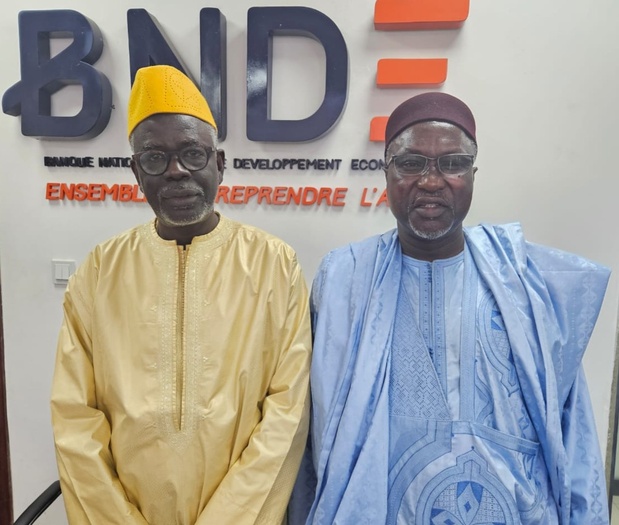 De gauche à droite Mamadou Sarr et  Mamadou Deme De gauche à droite Mamadou Sarr et  Mamadou Deme