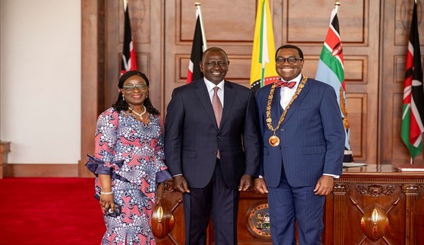 Contribution dans le développement du Kenya : Le président de la Bad reçoit la plus haute distinction du pays Contribution dans le développement du Kenya : Le président de la Bad reçoit la plus haute distinction du pays